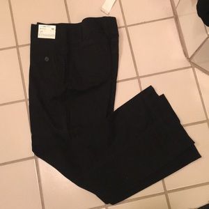 Black chino pants